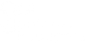 Logo blanc du Safari de Peaugre